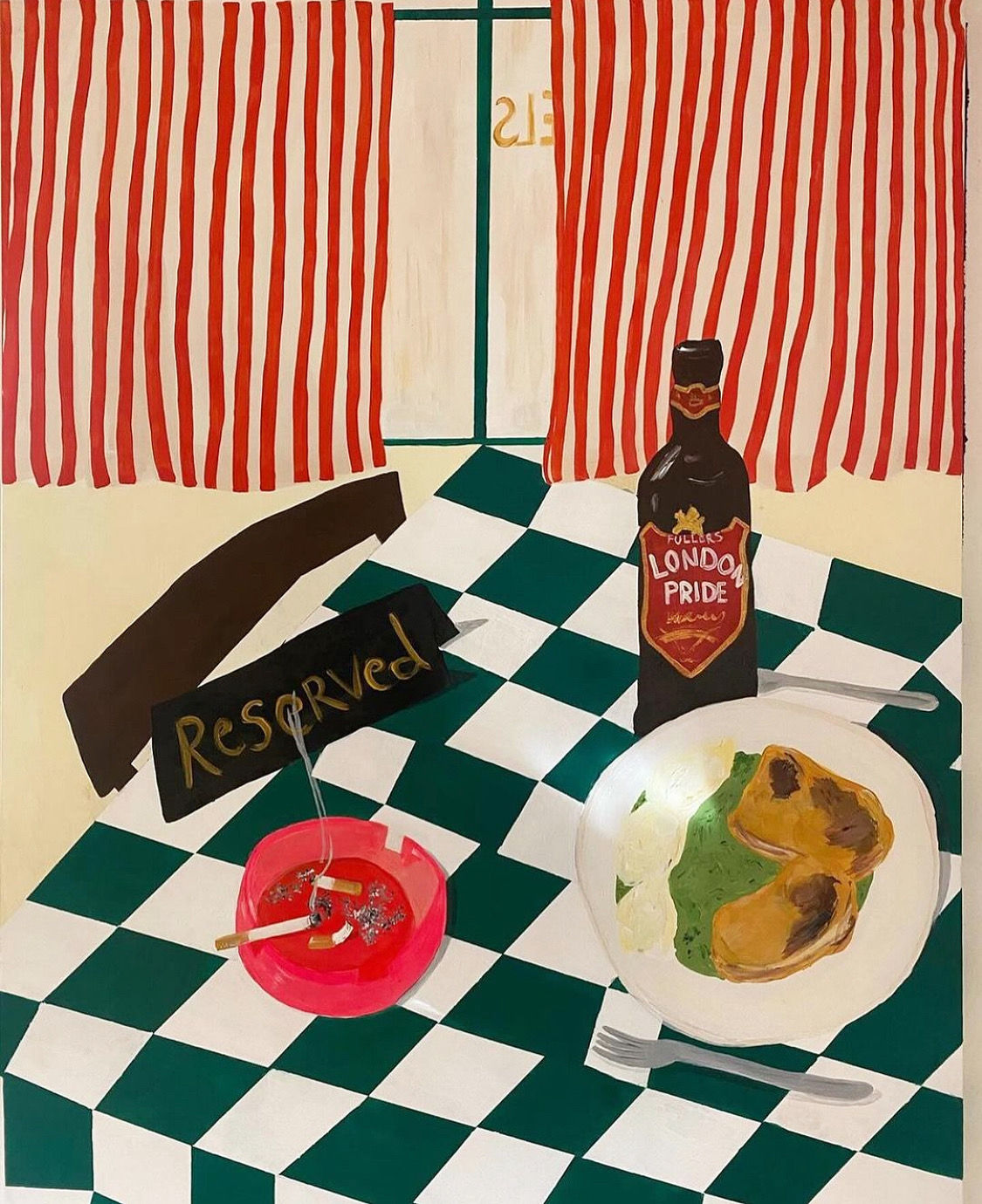 Pie & Mash - Giclee Print