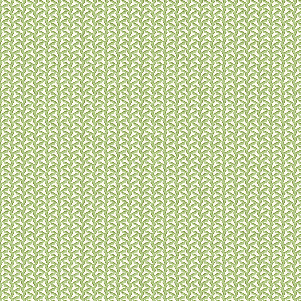 Tiny Tulips Wallpaper - Green