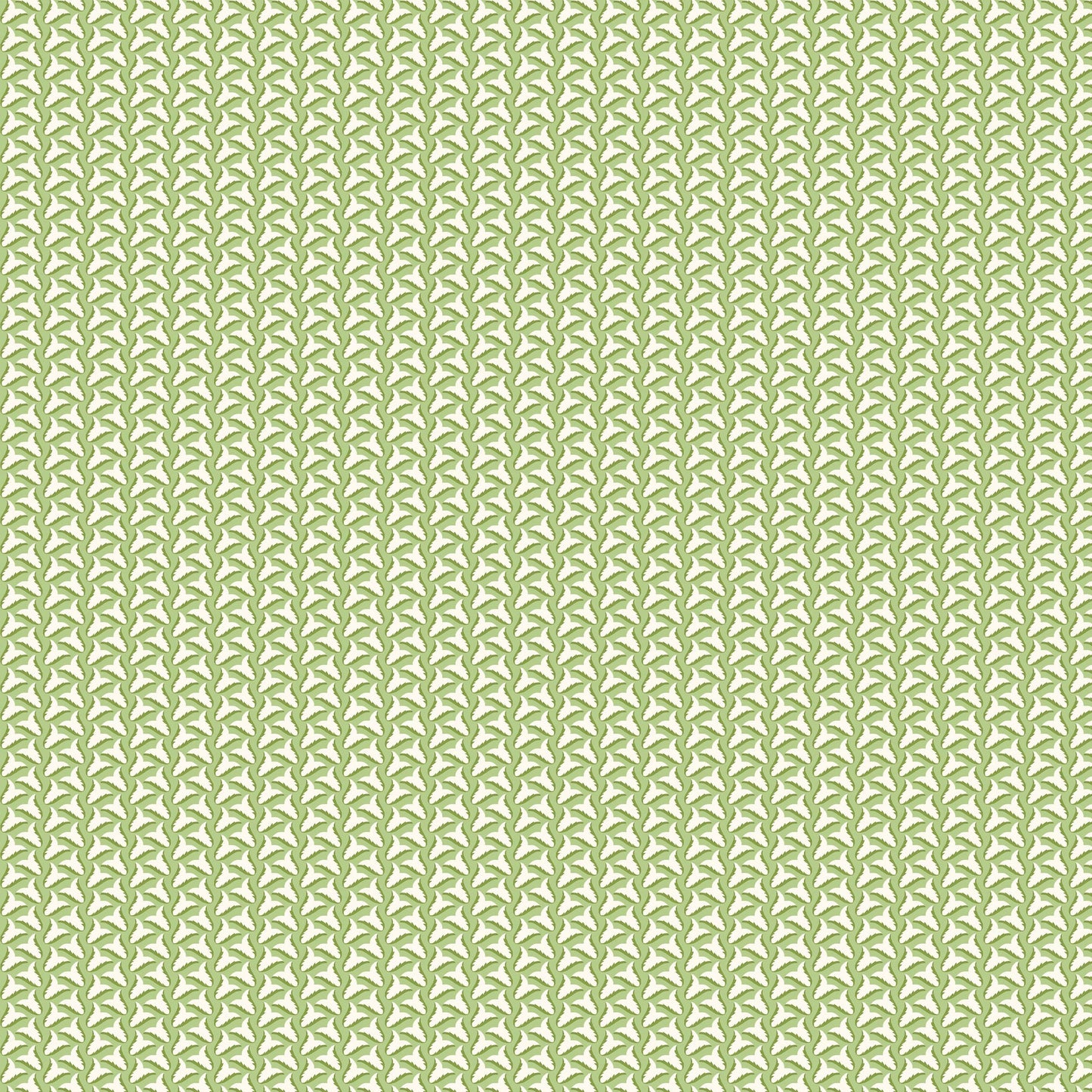 Tiny Tulips Wallpaper - Green