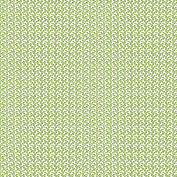 Tiny Tulips Wallpaper - Green