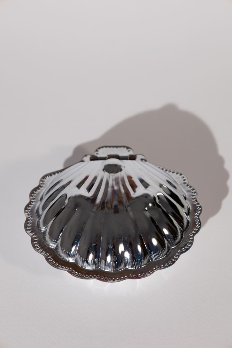 Vintage Silver Shell Dish