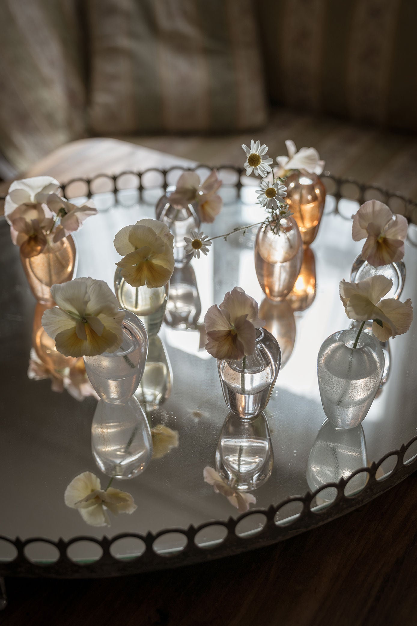 Mouth Blown Vase Liv Clear