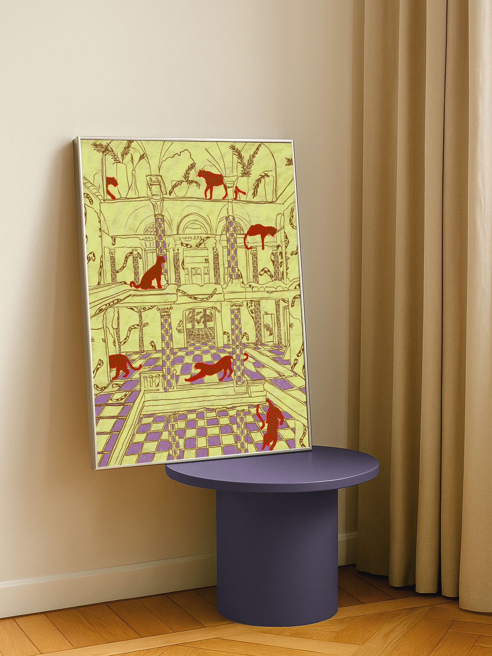 Lazy Leopards - Fine Art Print