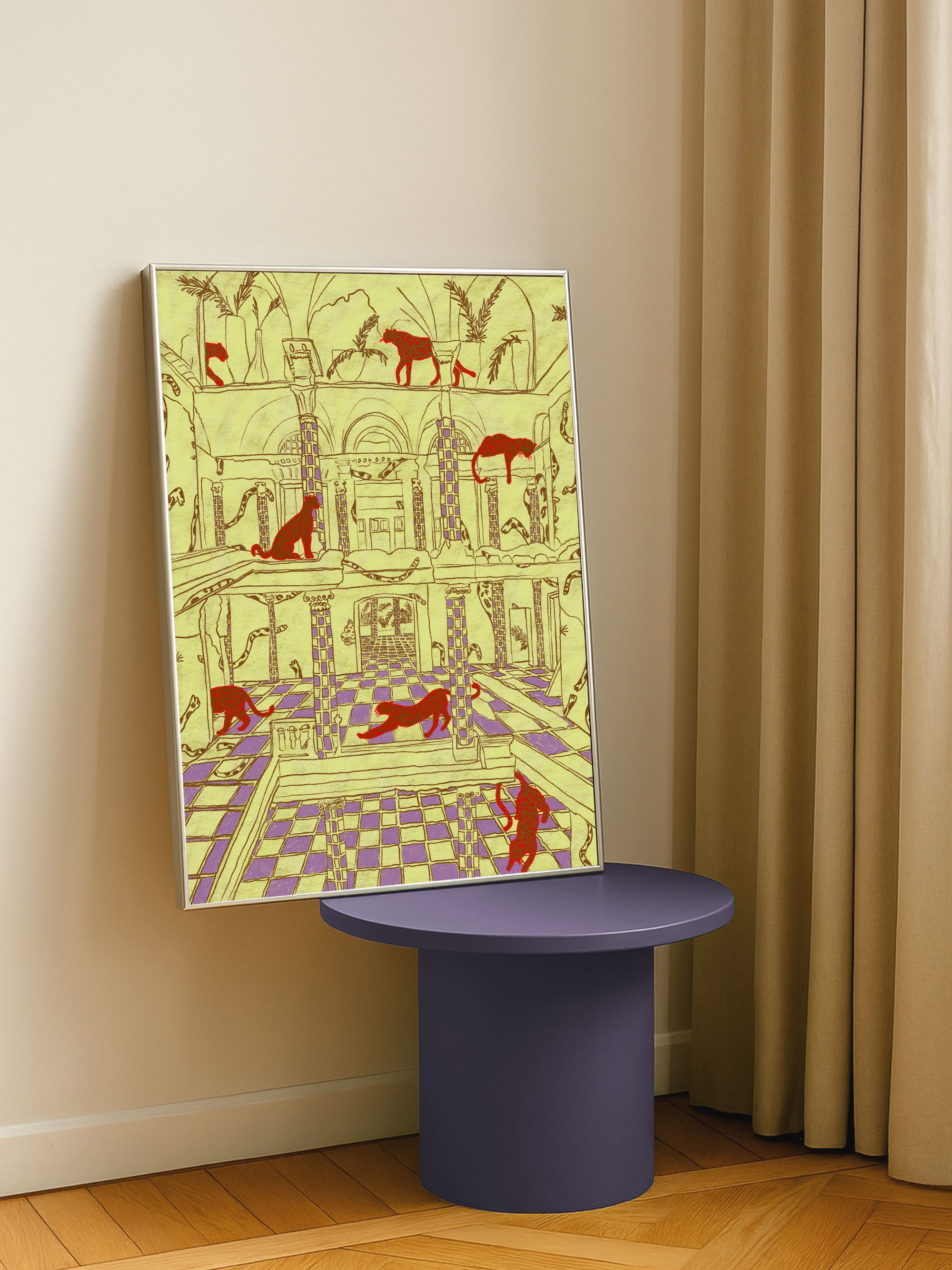 Lazy Leopards - Fine Art Print