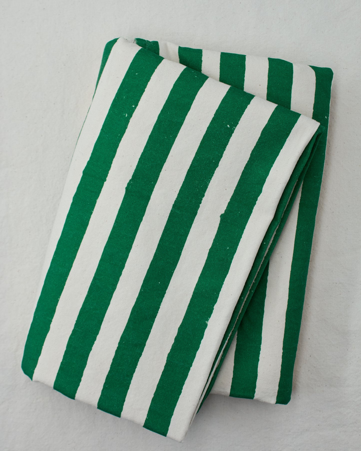 Christmas Green Stripe Tablecloth