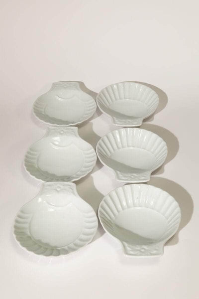 Vintage French Shell Dish by Porcelaine Du Reussy