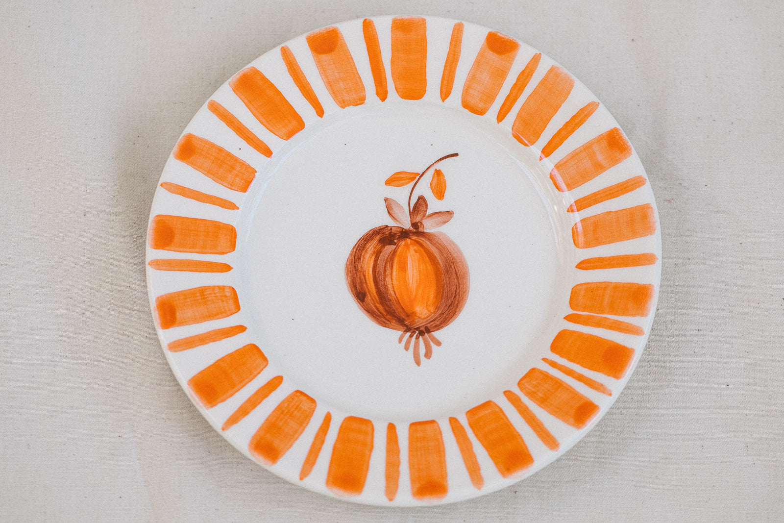 Orange Serving Plate – The Portuguese Chitas