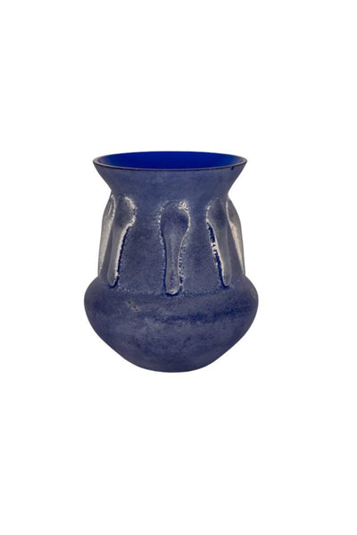 Rare Mid-century French Cobalt Vase