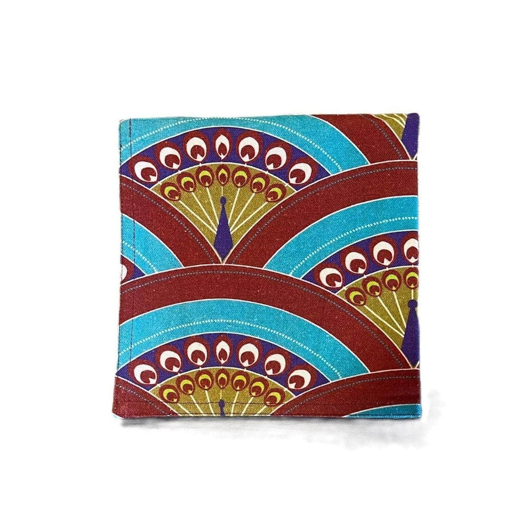 Matthew Williamson Cotton Napkins - Peacock Feather Set of 4