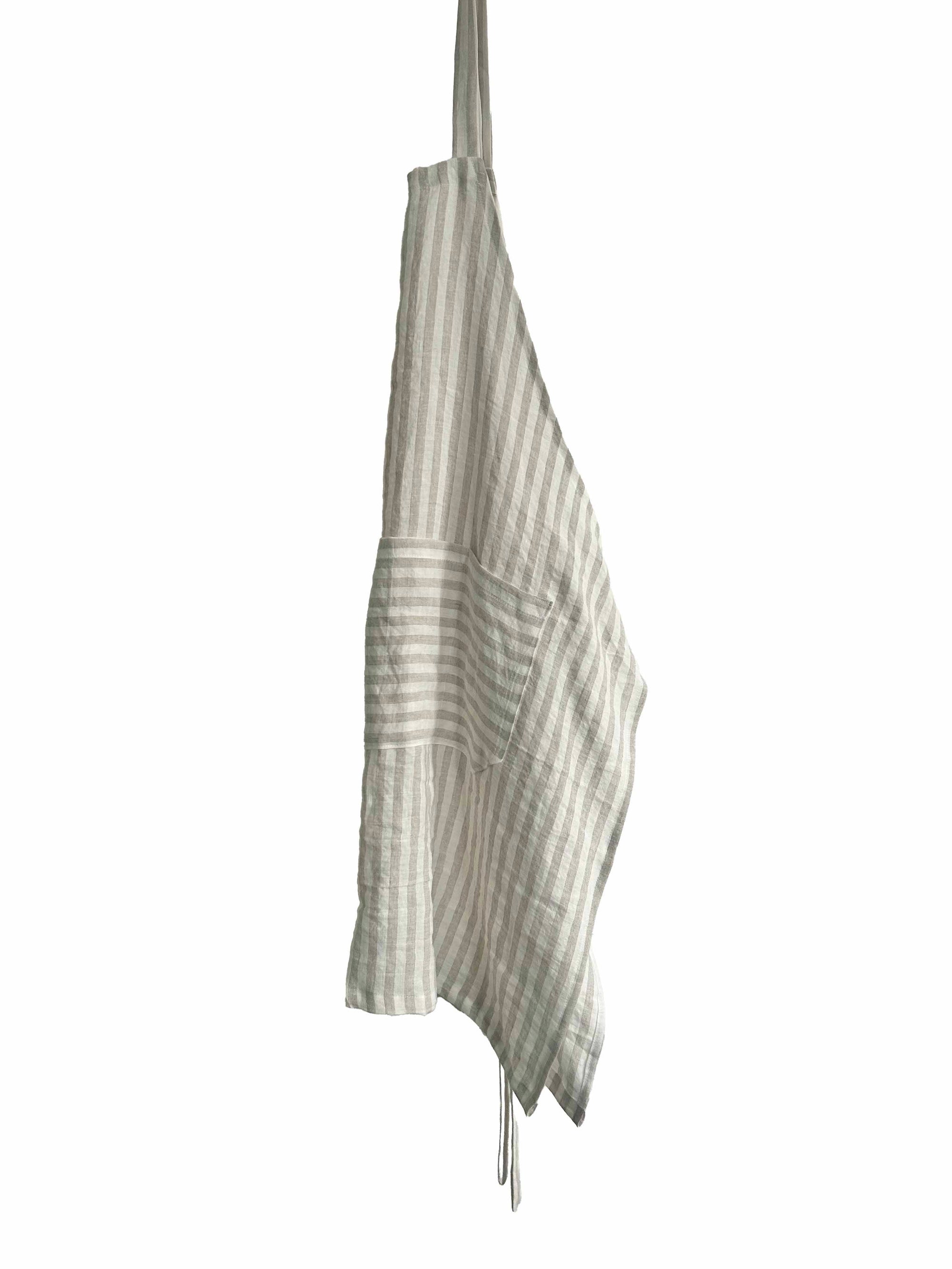 Linen Stripe Apron