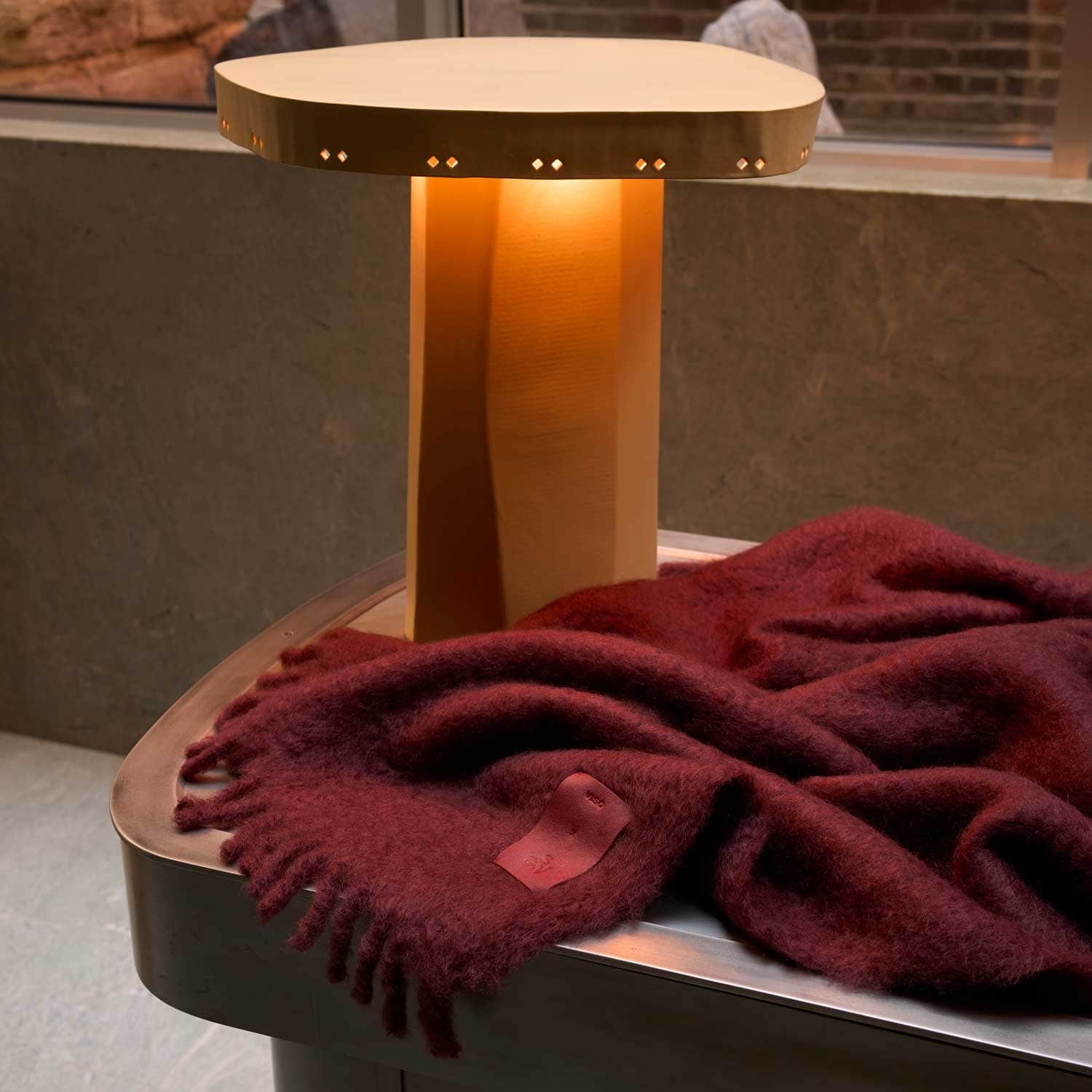 Mohair Blanket SGV Bordeaux