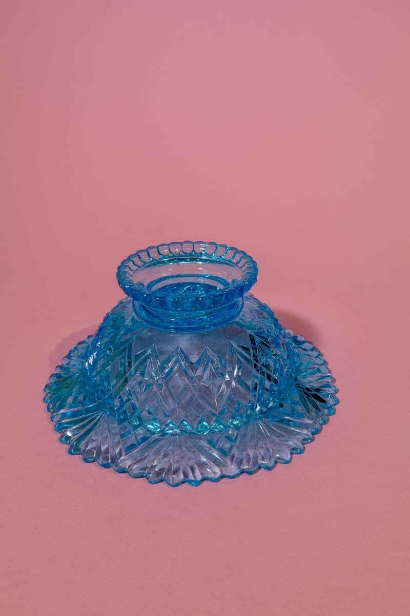 Art Deco Pressed Glass Jewellery Box