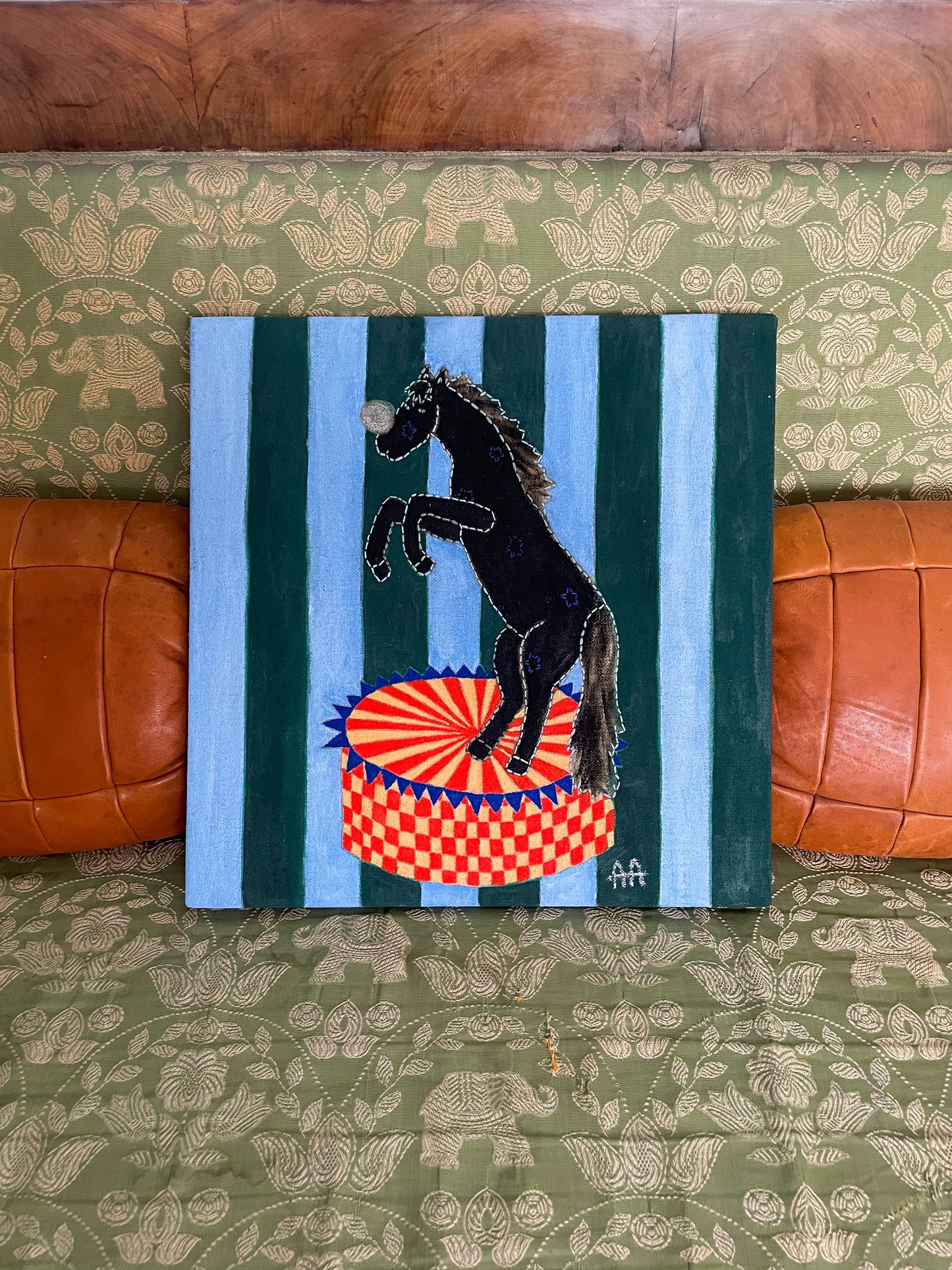 Striped Horse One, Original Painting