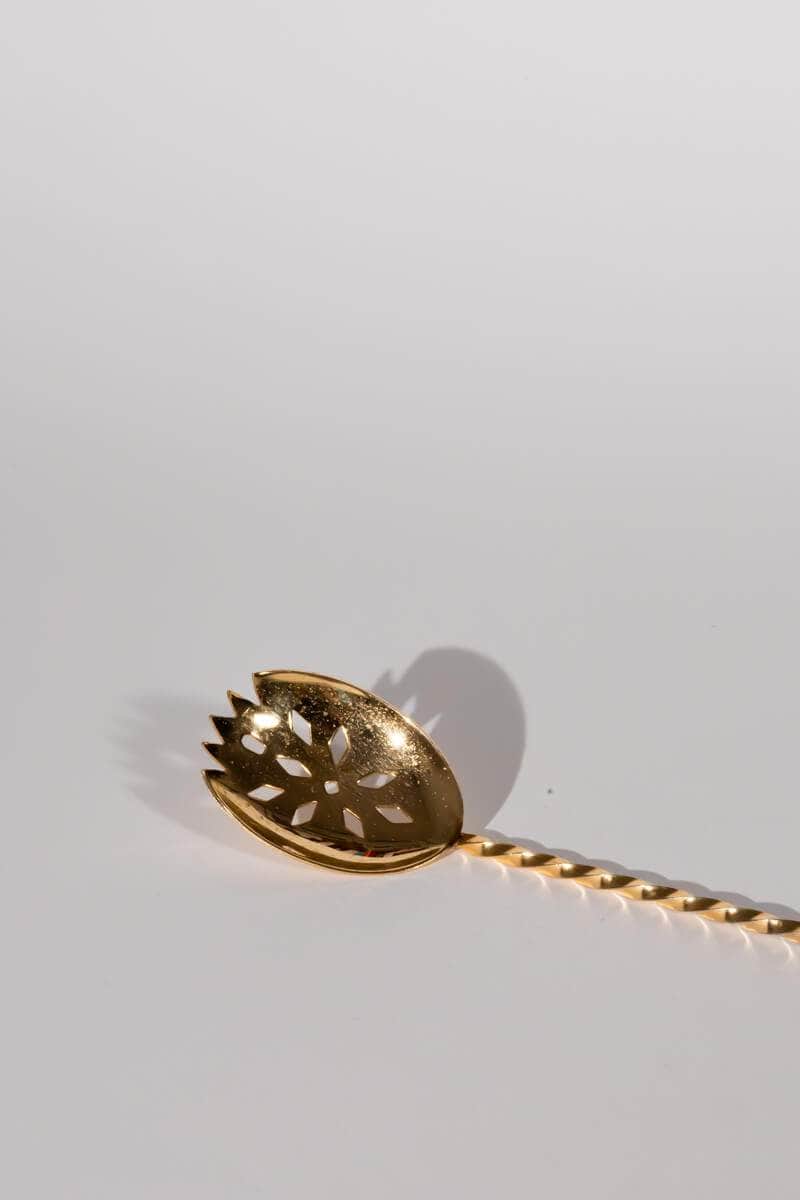 Vintage French Serving Spoon