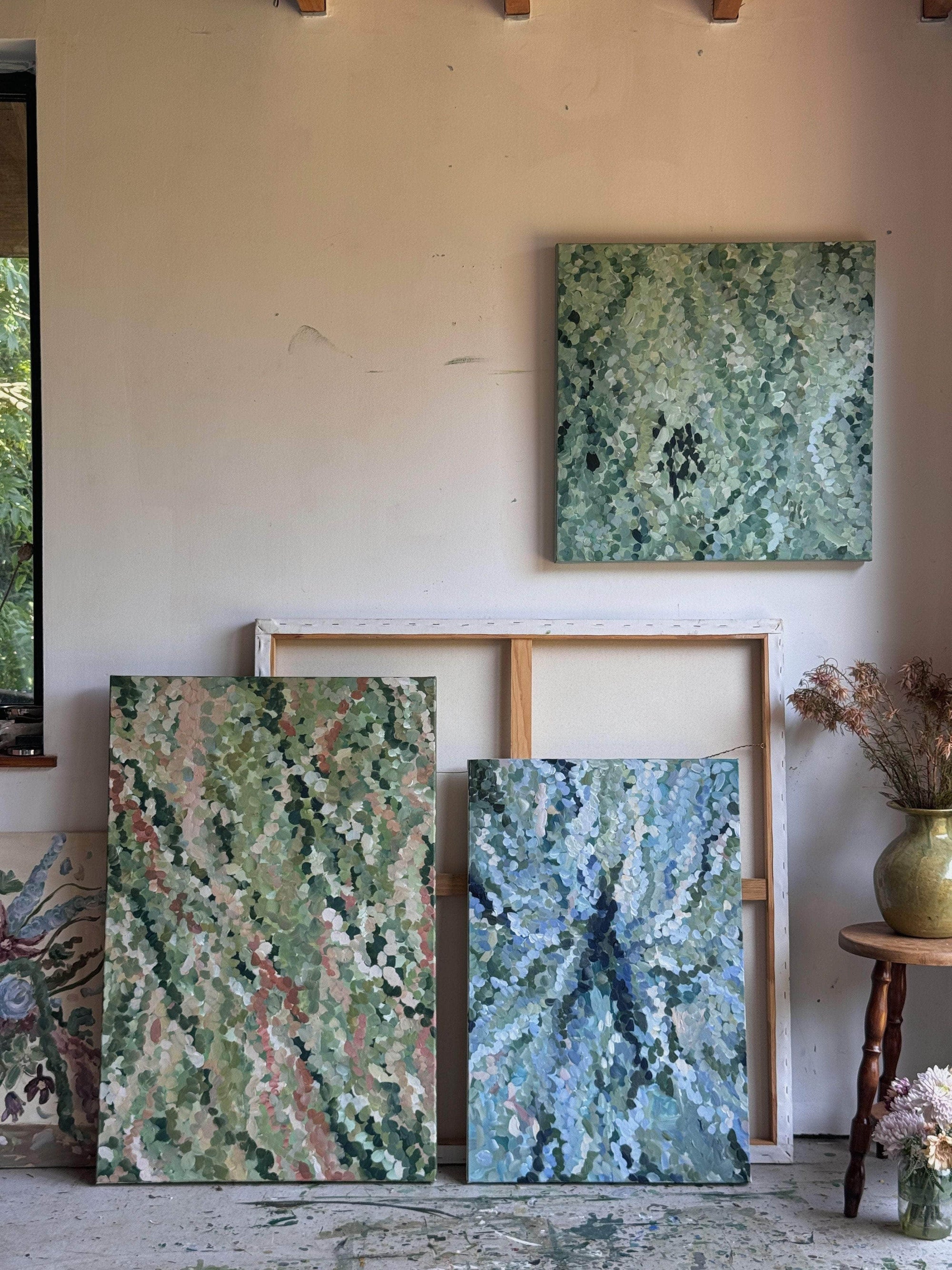 Green Pastures Painting