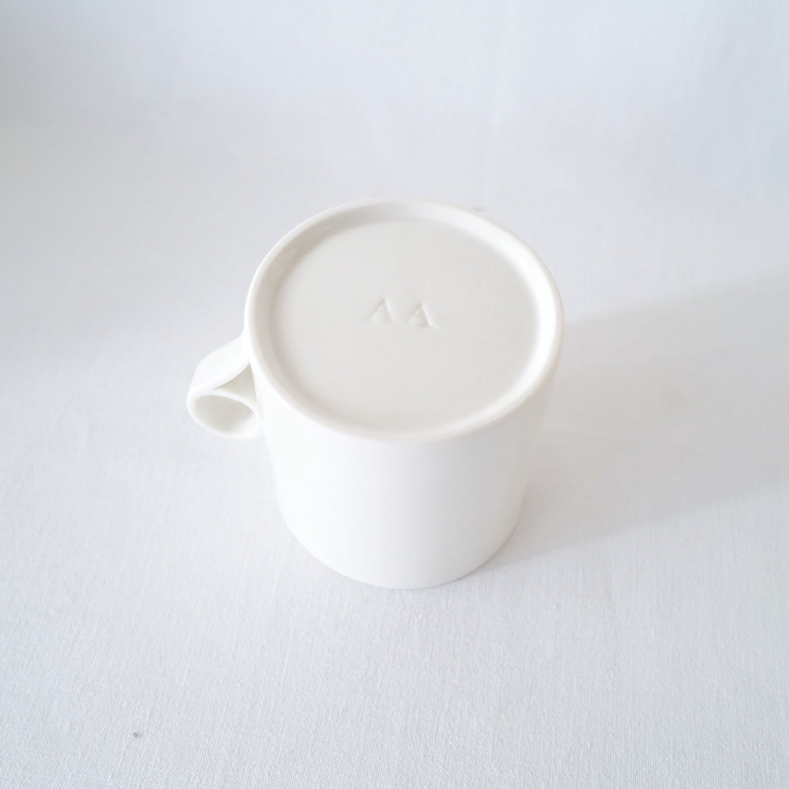 Large Mug in White - Loop Handle