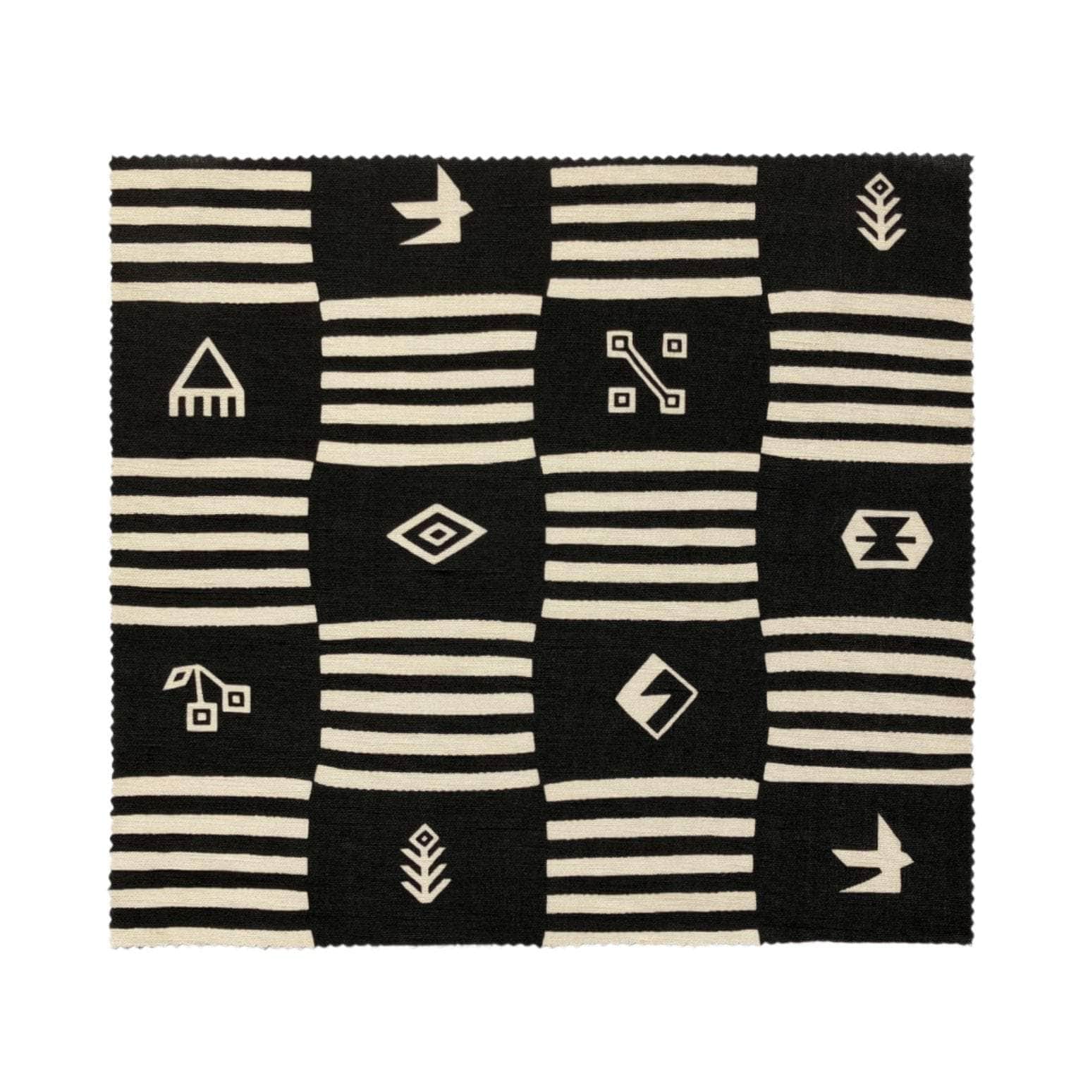 Interiors Fabric- Checkmate in Ecru/Black
