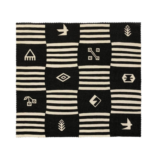 Interiors Fabric- Checkmate in Ecru/Black