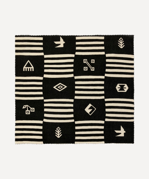 Interiors Fabric- Checkmate in Ecru/Black