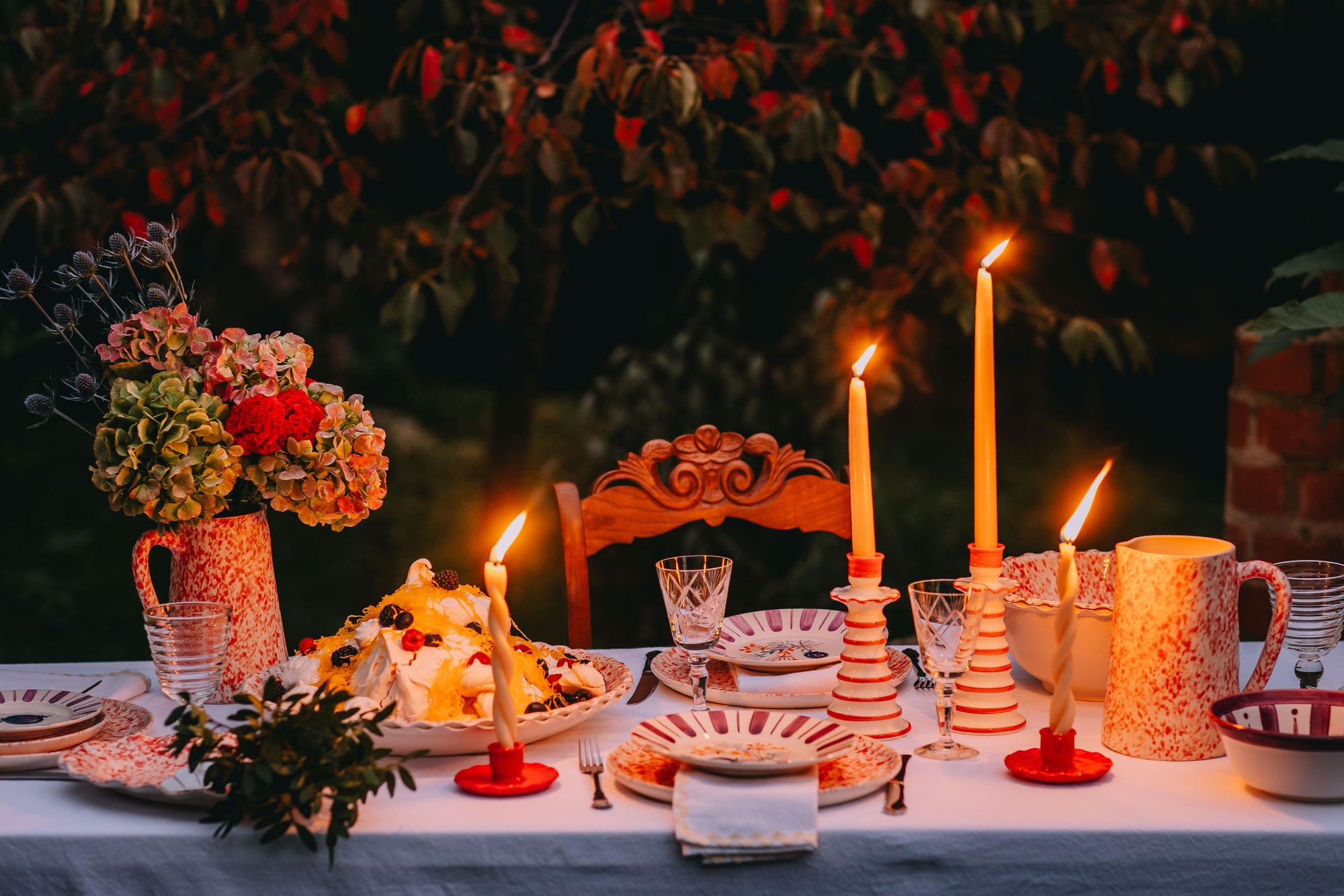 Purple Dessert Plate - The Portuguese Chitas