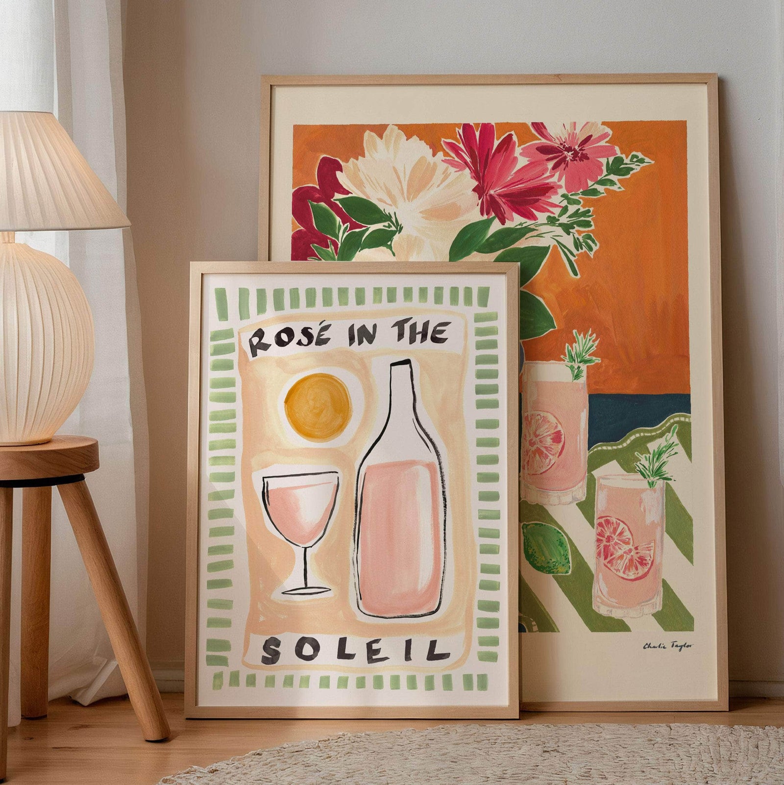 Rosé in the Solei' Print