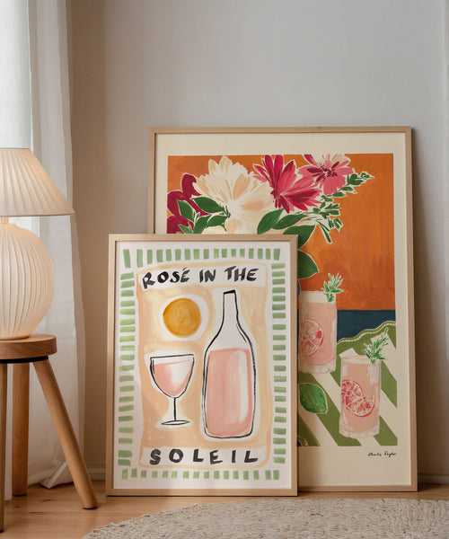 Rosé in the Solei' Print