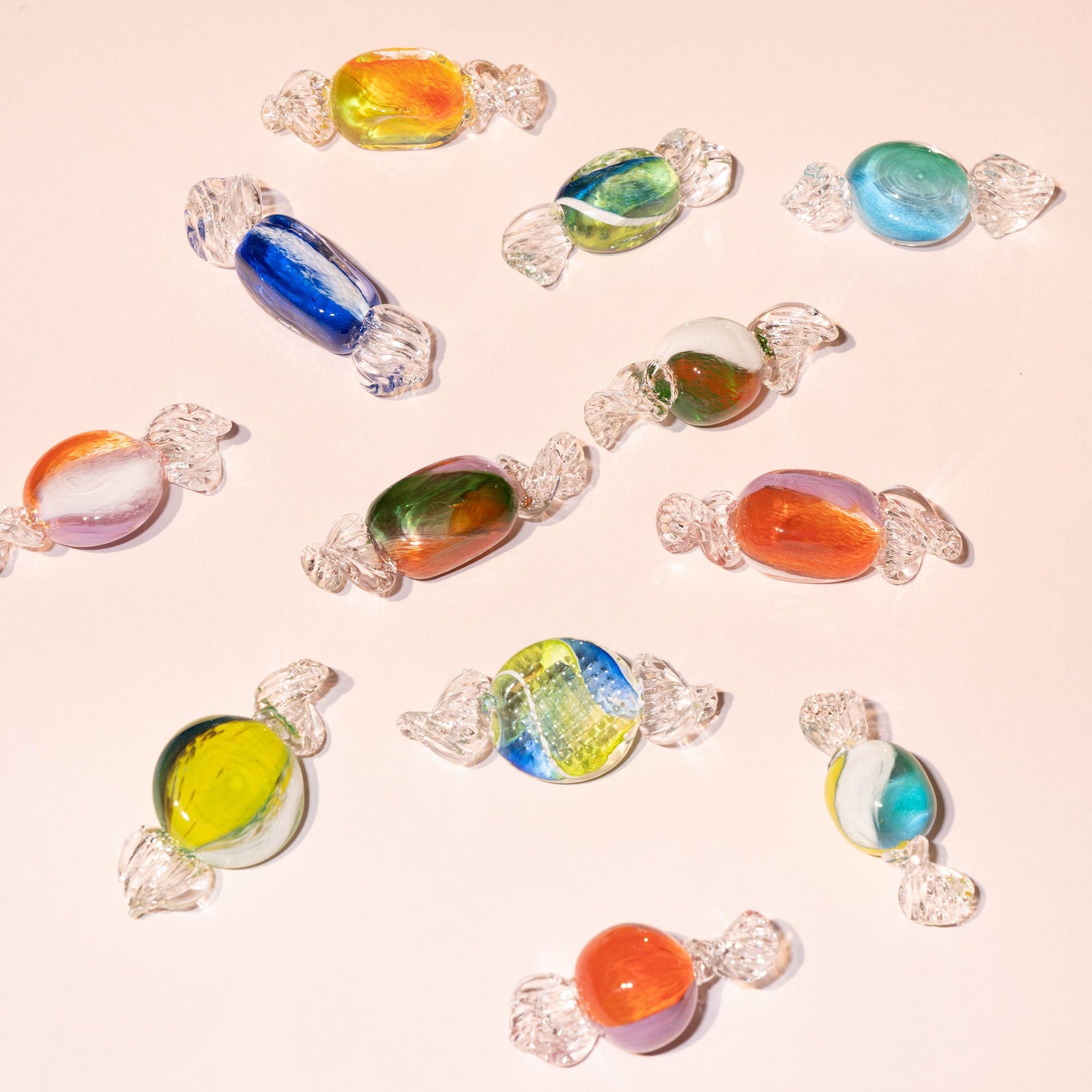 Mouthblown Crystal Candy - Cutlery Rest
