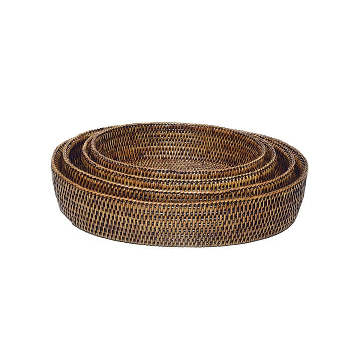 Medium Oval Rattan Bowl - Casa by Josephine Jenno