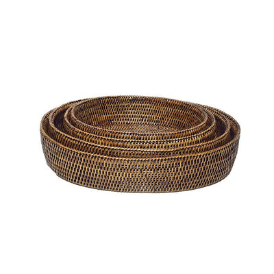 Medium Oval Rattan Bowl - Casa by Josephine Jenno