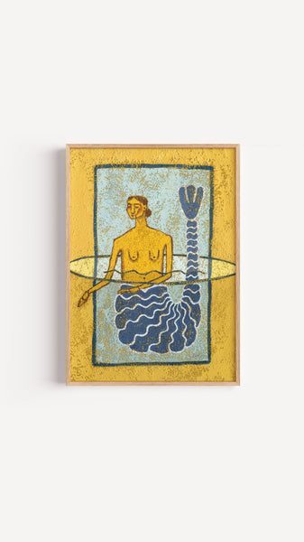 Mermaiden II - Mermaid Wall Art Print