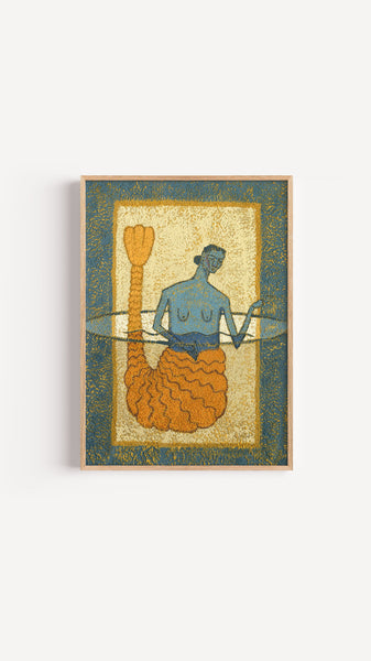 Mermaiden I – Mermaid Wall Art Print