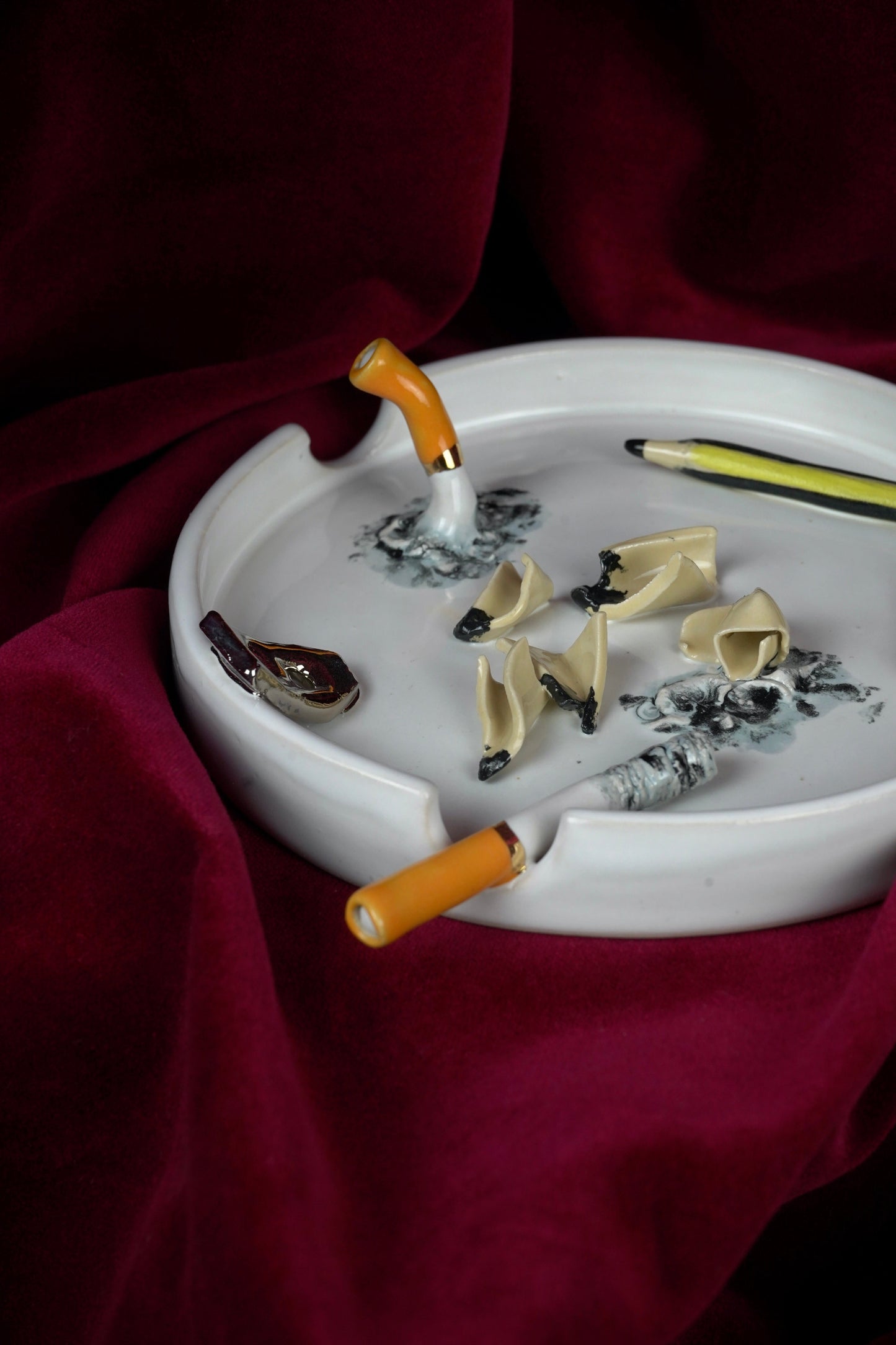 School Pencil Ashtray