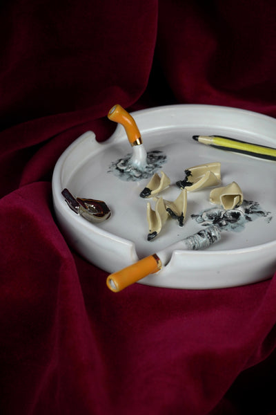 School Pencil Ashtray