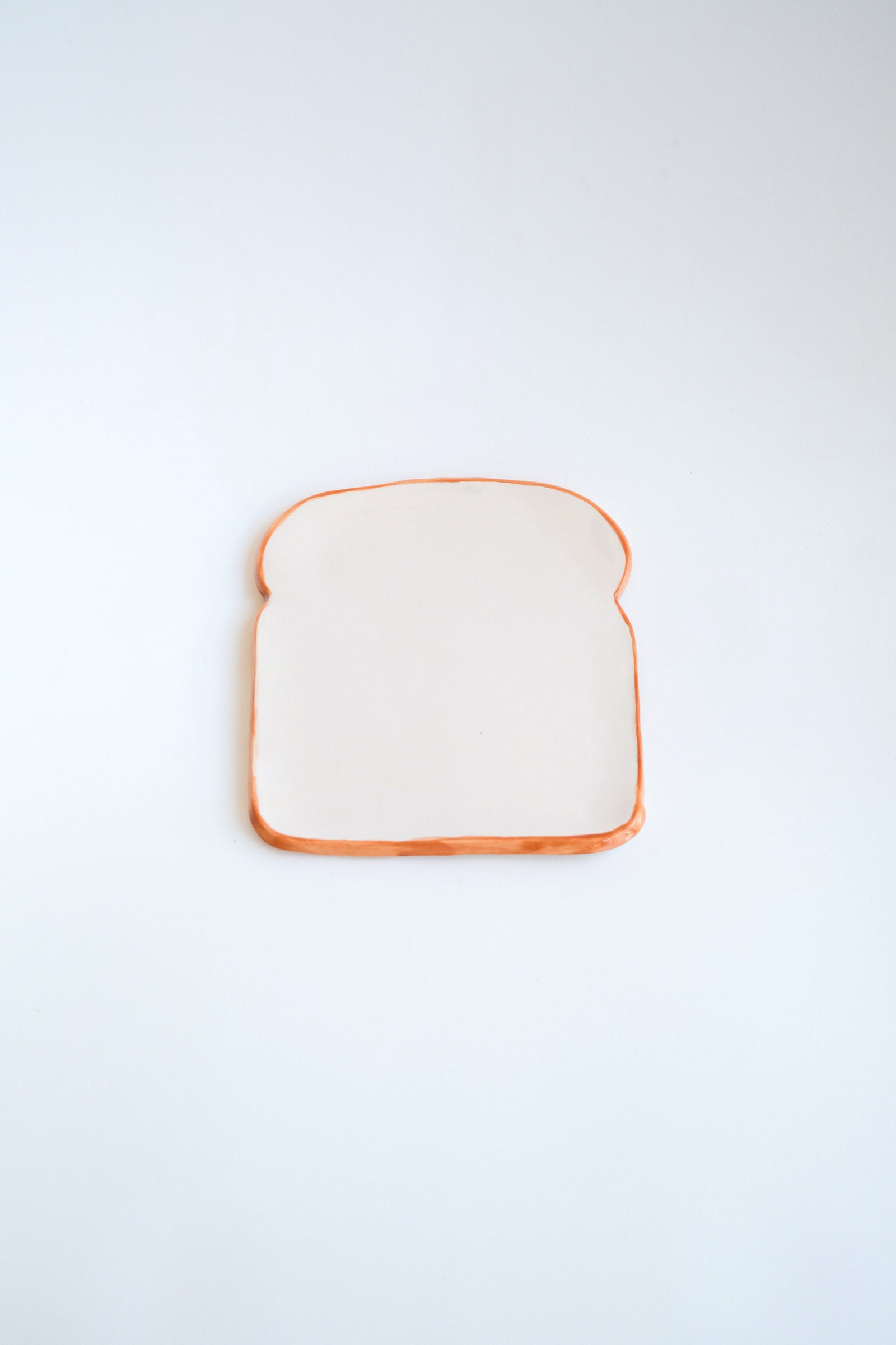 Handmade Ceramic Small Toast Plate