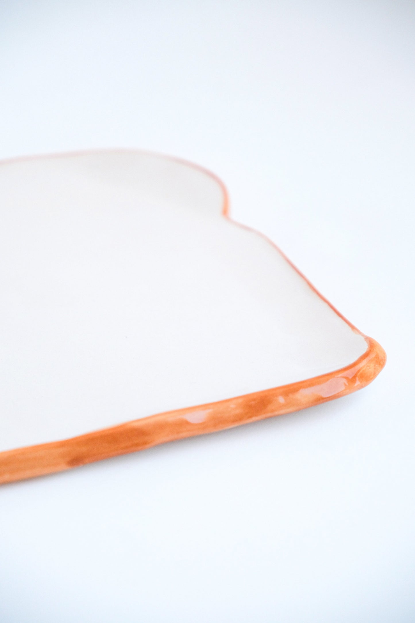 Handmade Ceramic Small Toast Plate