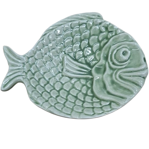 Mini Green Fish Platter - 10.5cm