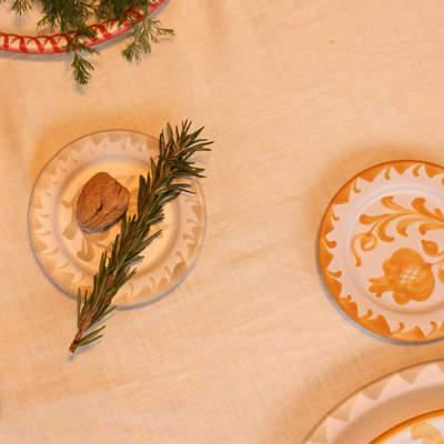 mini plates set on table-lifestyle