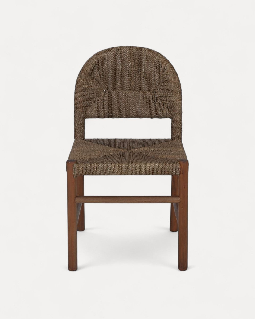 Verona Mahogany Chair with Natural Seagrass Fibre