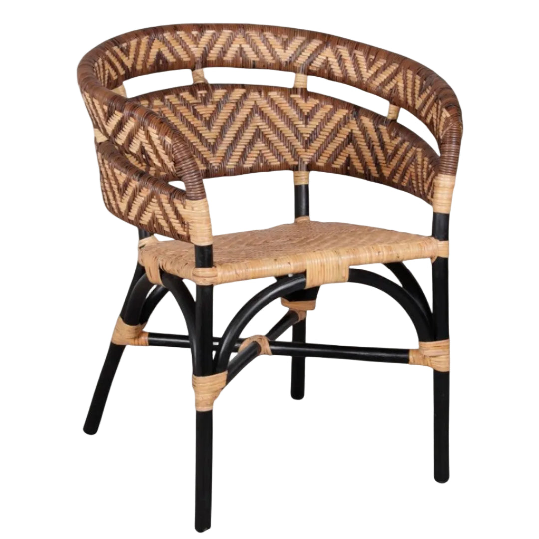 Tulum Bamboo and Natural Rattan Chair