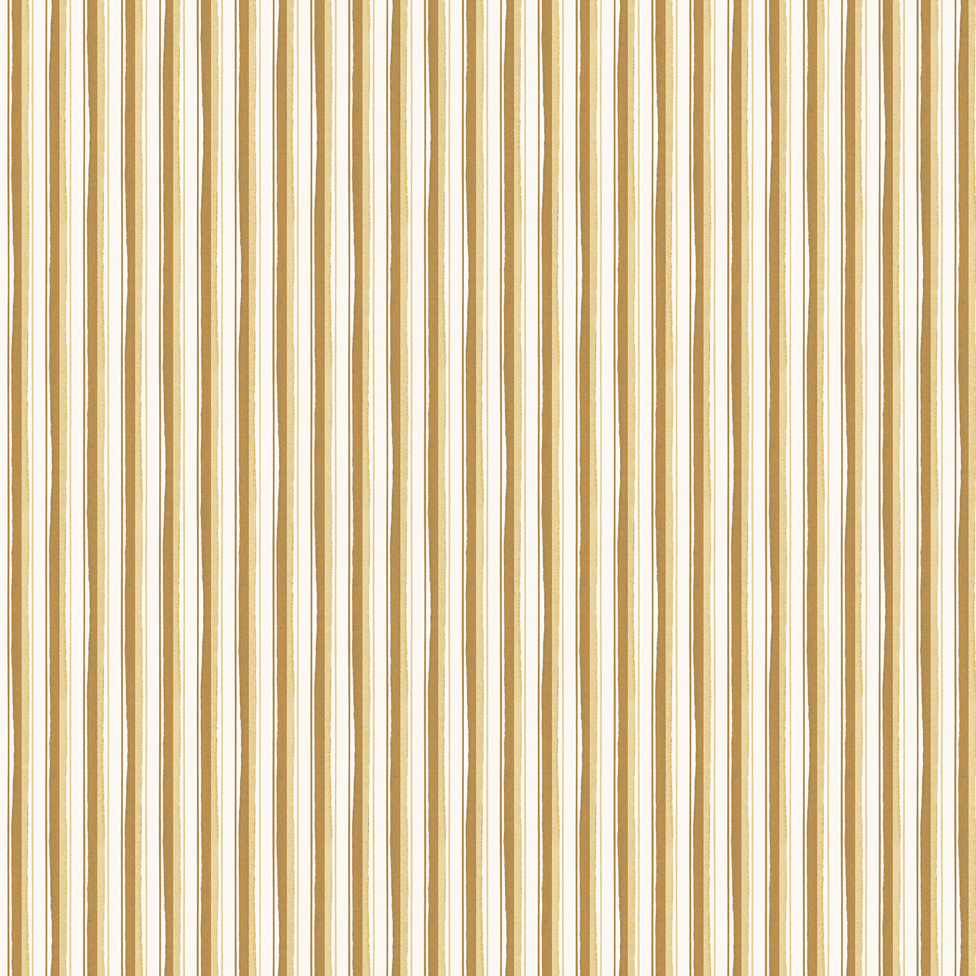 Modern Ticking Wallpaper - Ochre