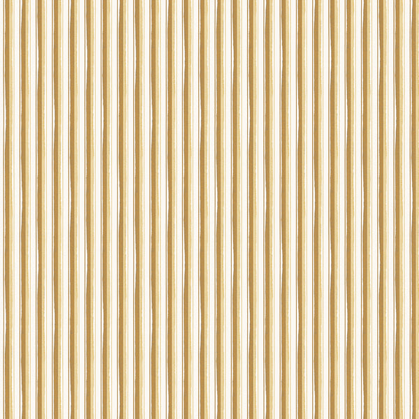 Modern Ticking Wallpaper - Ochre