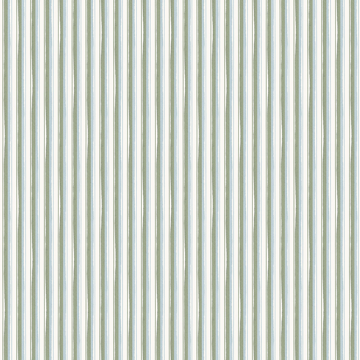 Modern Ticking Wallpaper - Seafoam
