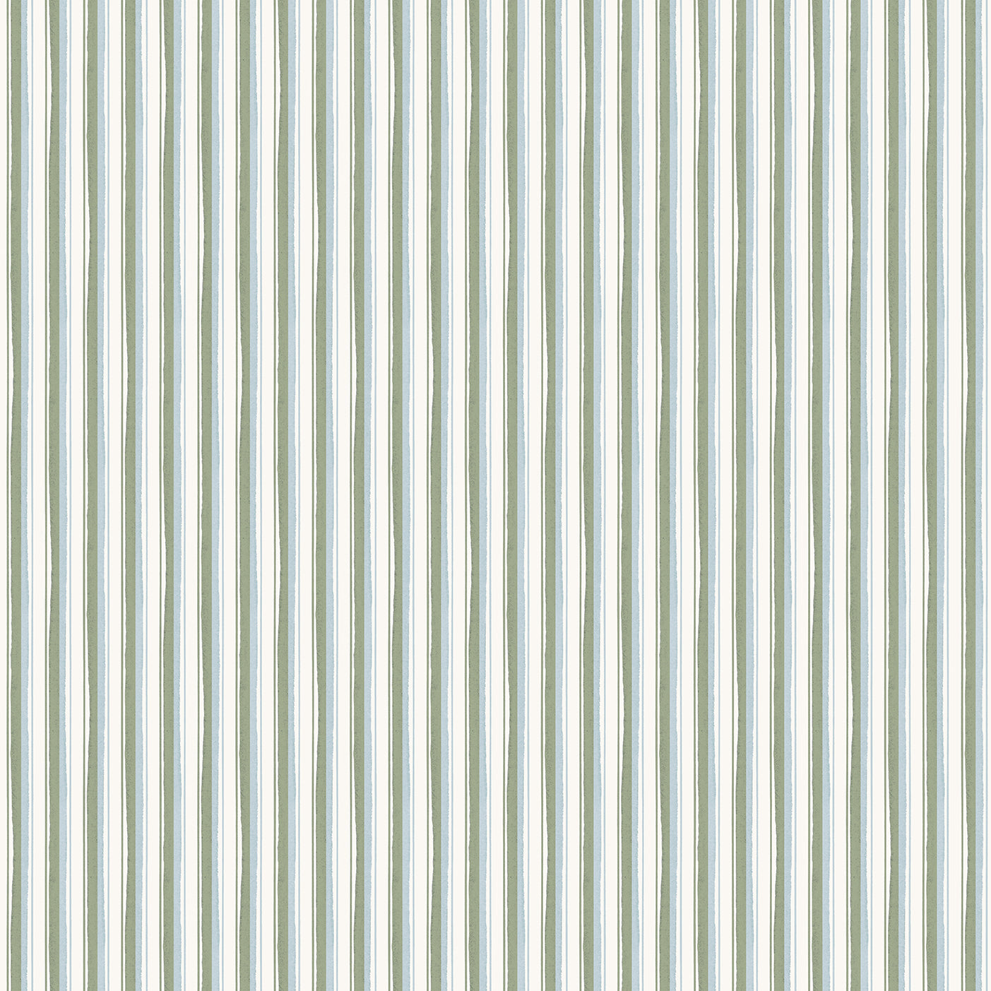 Modern Ticking Wallpaper - Seafoam