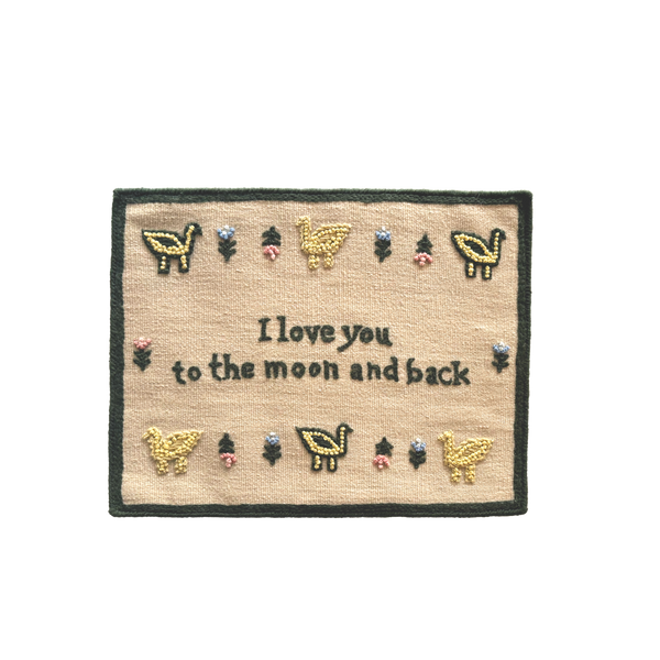 Moon and Back Embroidery