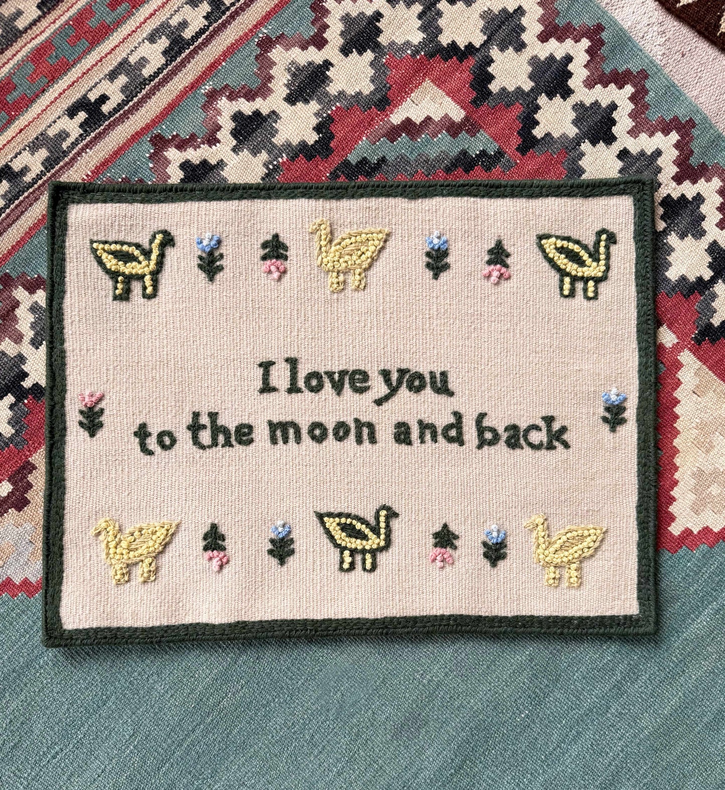 Moon and Back Embroidery