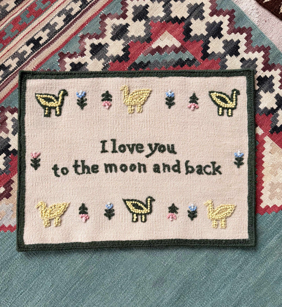Moon and Back Embroidery
