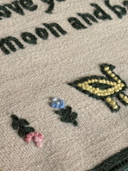 Moon and Back Embroidery