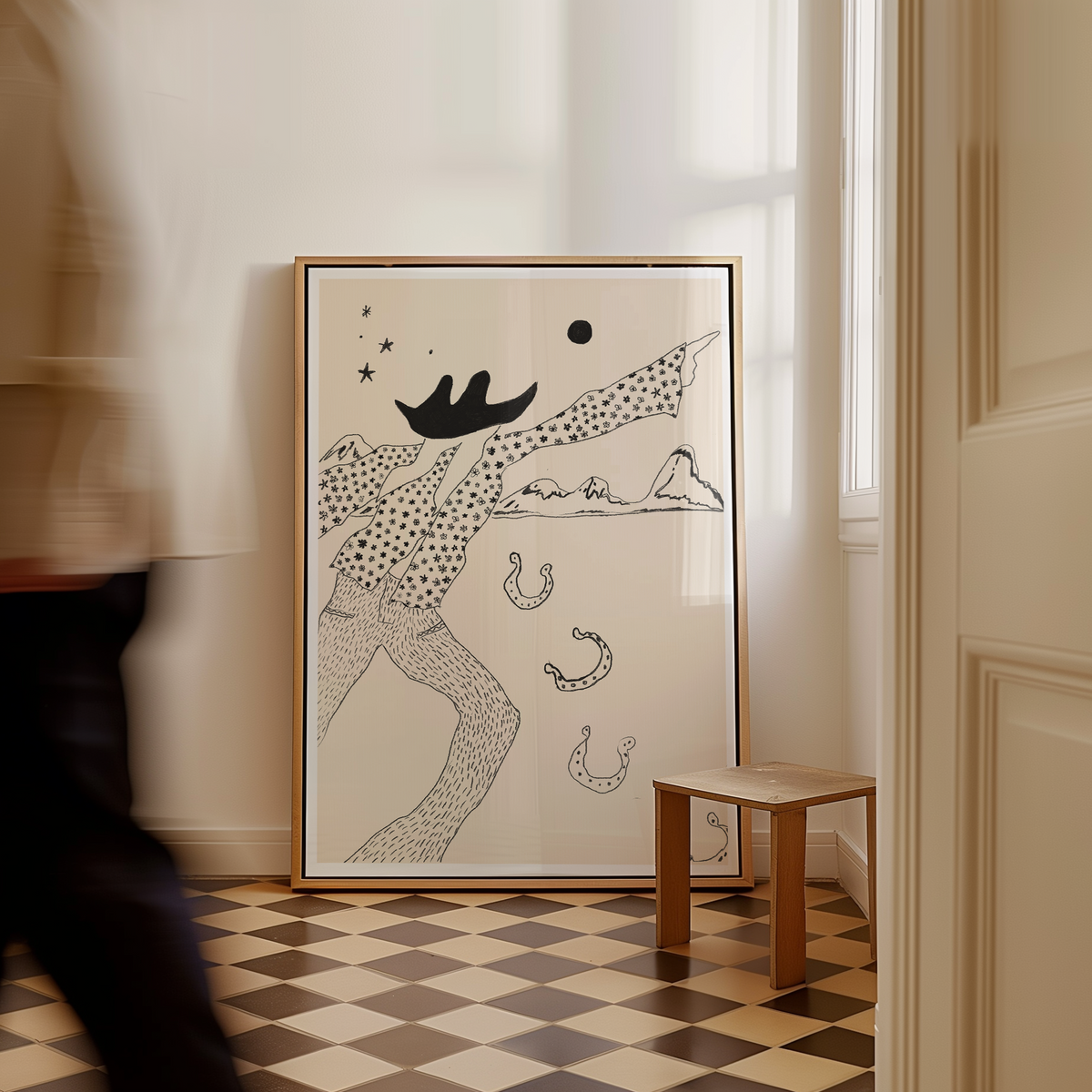 Here Comes Mr. Moonlight!' Print