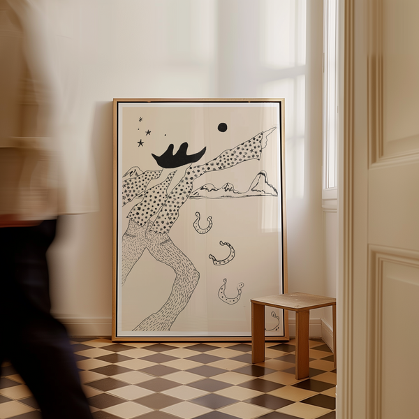 Here Comes Mr. Moonlight!' Print