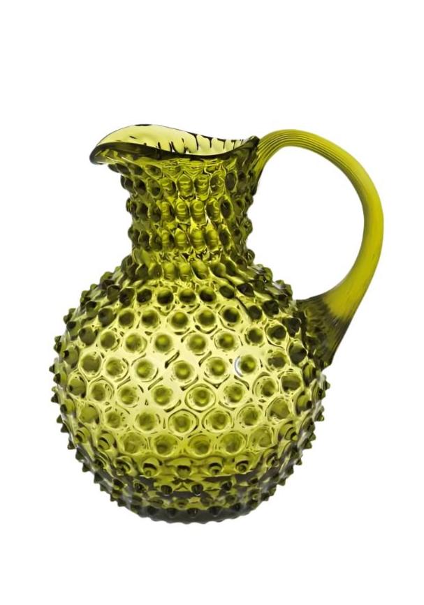 Moss Green Dew Drop Jug 2L